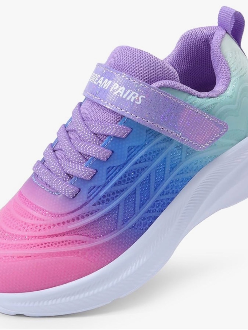 Dream Pairs Kids Sparkle Tennis Running Athletic Lightweight Sneakers